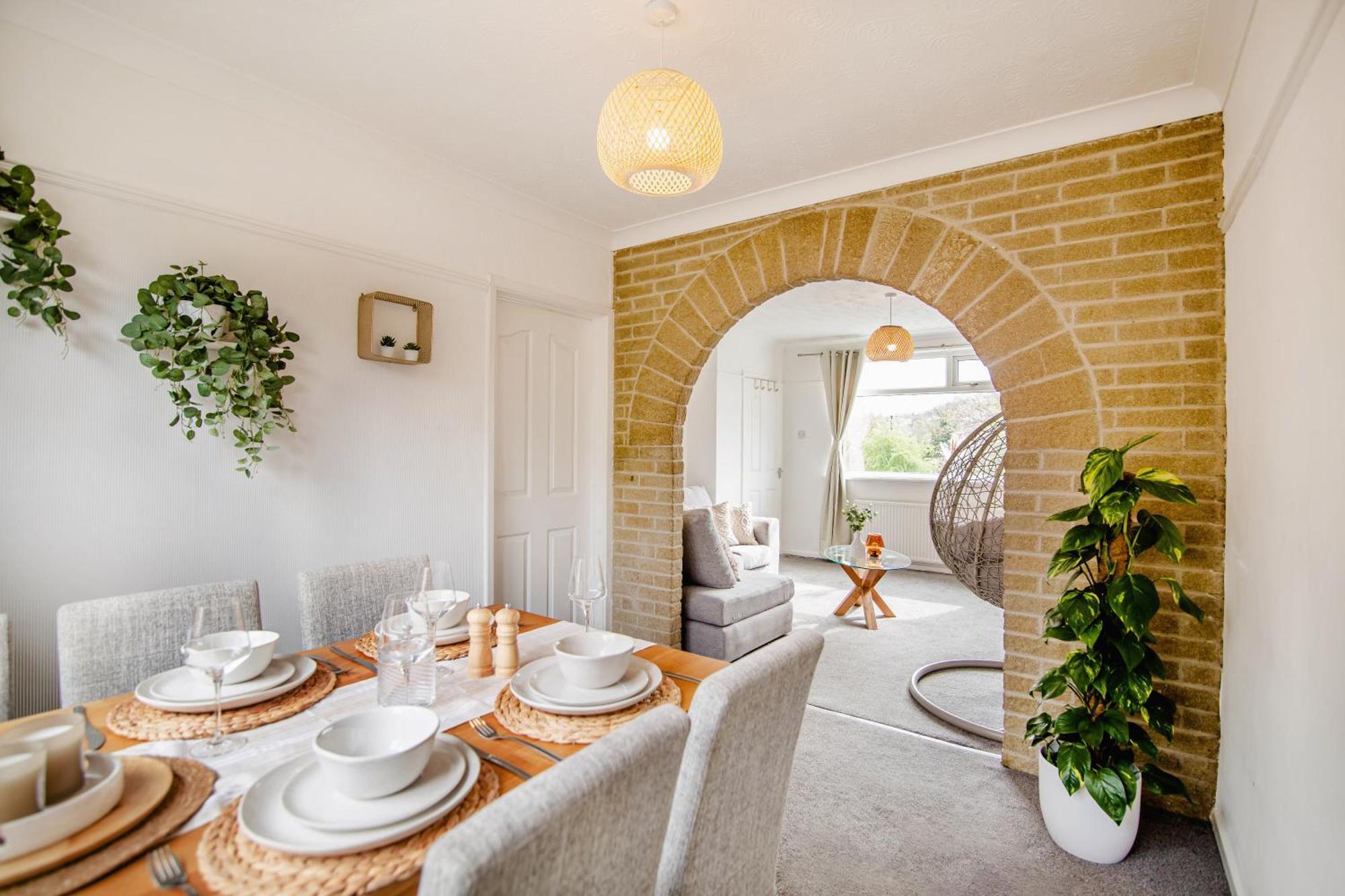 Serene Boho Retreat: White Oak Charm House 7Ppl شيفيلد المظهر الخارجي الصورة